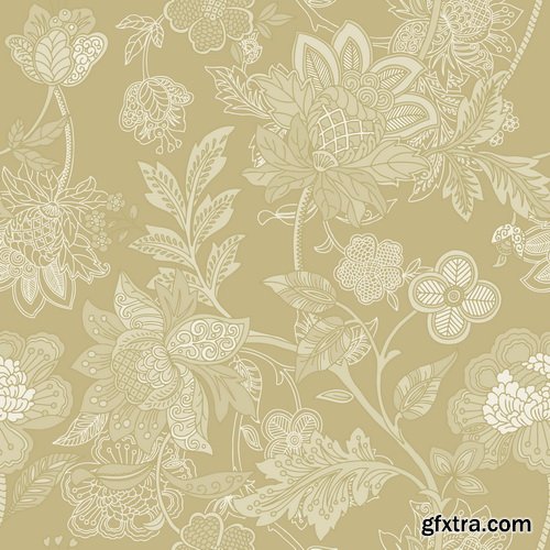 Floral Patterns #2, 25xEPS
