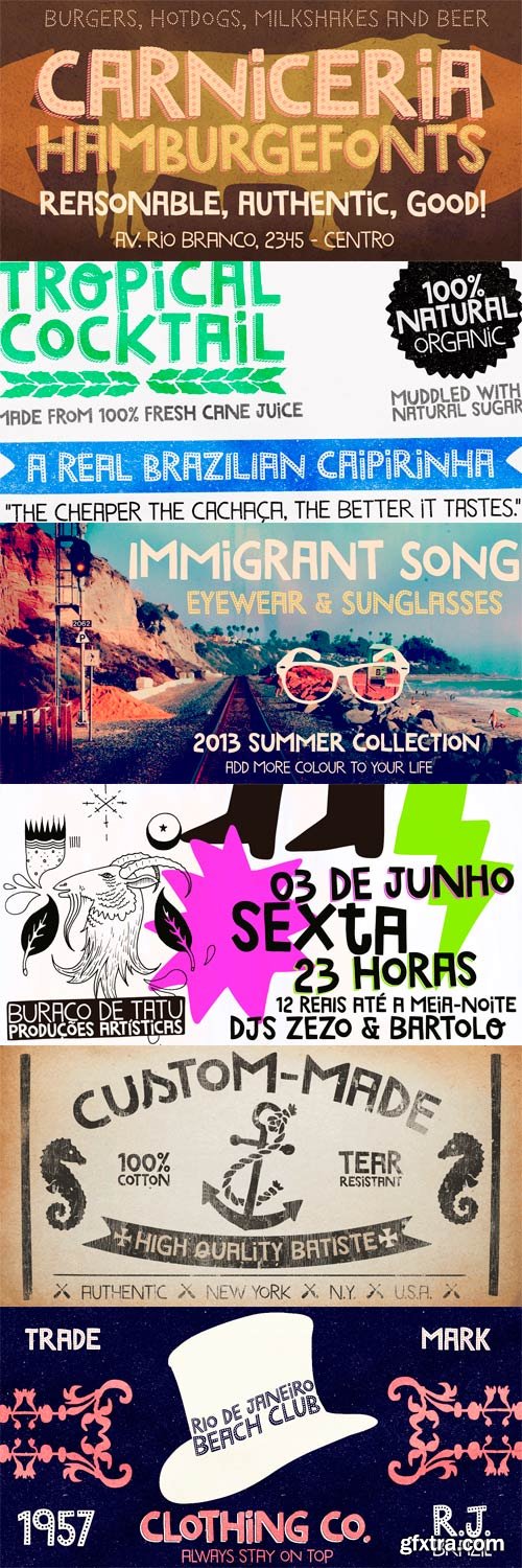 Marujo Font Family - 8 Fonts for $27