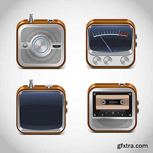 Applications Icons Collection - VectorStock