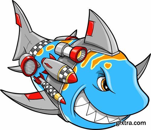 Vector Sharks - 25x EPS Vector Sharks - 25x EPS
