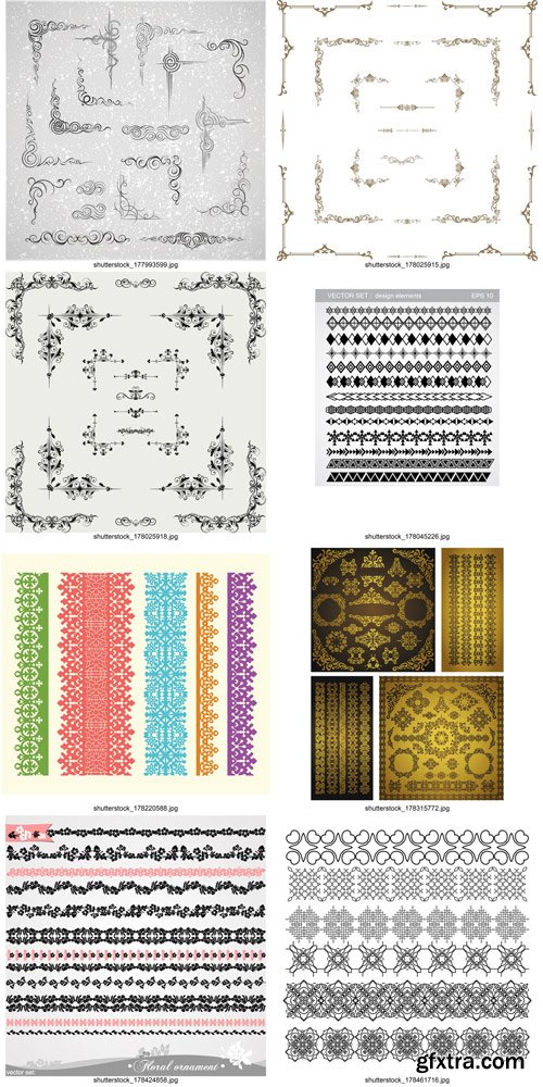 Shutterstock - Frames, 25xEps Shutterstock - Frames, 25xEps