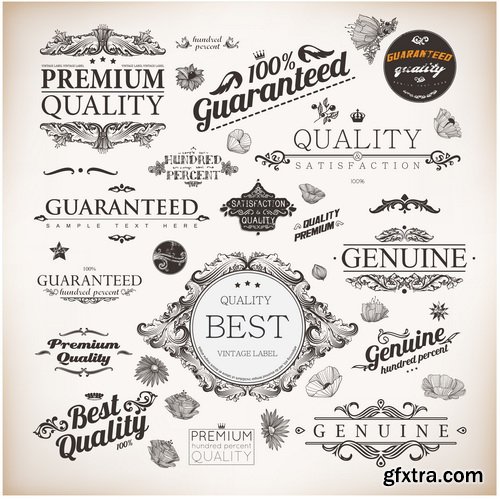 Amazing SS - Retro Vintage labels, 25xEPS