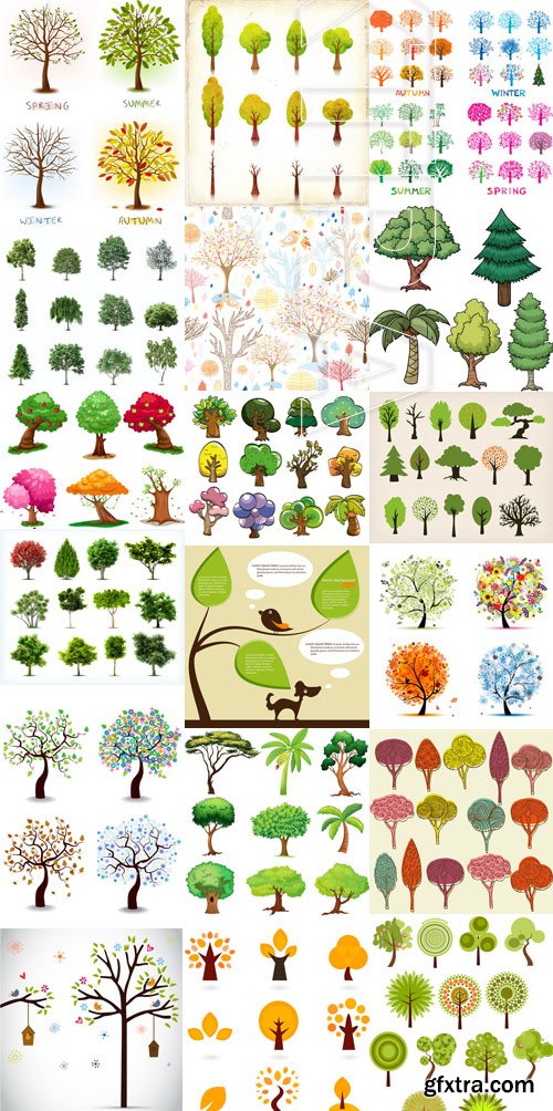 Amazing SS - Tree seamless pattern, 25xEPS Amazing SS - Tree seamless pattern, 25xEPS