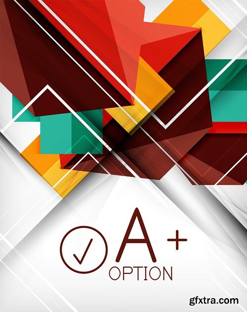 Abstract Backgrounds &amp; Infographics Collection 3, 25xEPS