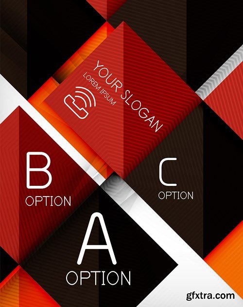 Abstract Backgrounds &amp; Infographics Collection 3, 25xEPS