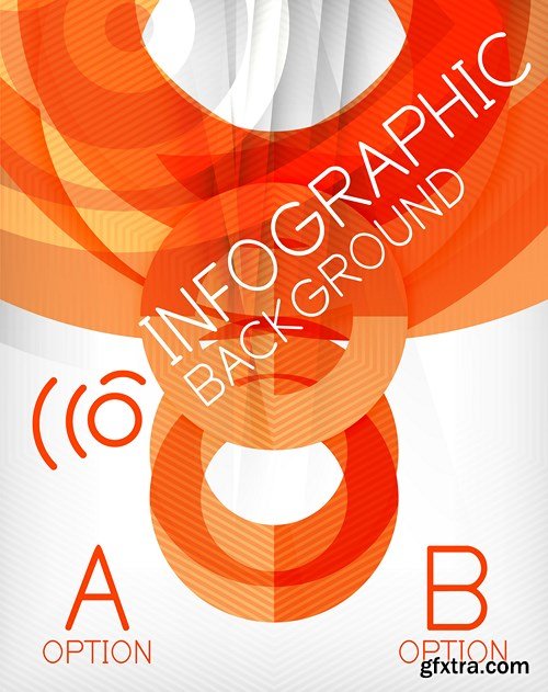 Abstract Backgrounds &amp; Infographics Collection 3, 25xEPS