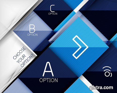 Abstract Backgrounds &amp; Infographics Collection 3, 25xEPS