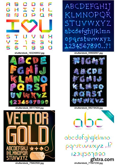 Amazing SS - Alphabets 6, 25xEPS Amazing SS - Alphabets 6, 25xEPS