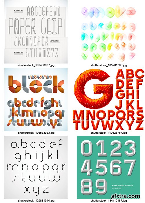 Amazing SS - Alphabets 6, 25xEPS Amazing SS - Alphabets 6, 25xEPS