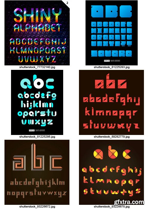 Amazing SS - Alphabets 6, 25xEPS Amazing SS - Alphabets 6, 25xEPS