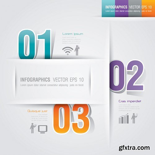 Collection of infographics vol.90, 25xEPS