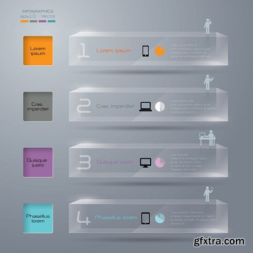 Collection of infographics vol.90, 25xEPS