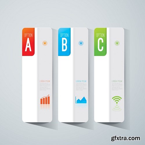 Collection of infographics vol.90, 25xEPS