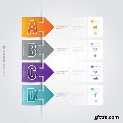 Collection of infographics vol.90, 25xEPS