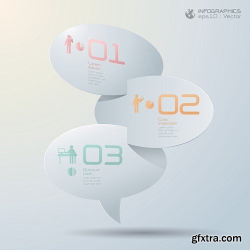 Collection of infographics vol.90, 25xEPS