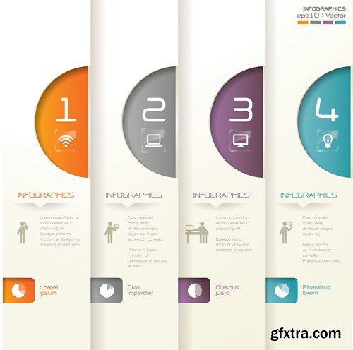 Collection of infographics vol.90, 25xEPS