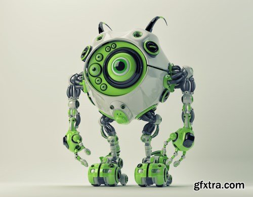 Robots and Cyborgs Collection, 25xUHQ JPEG