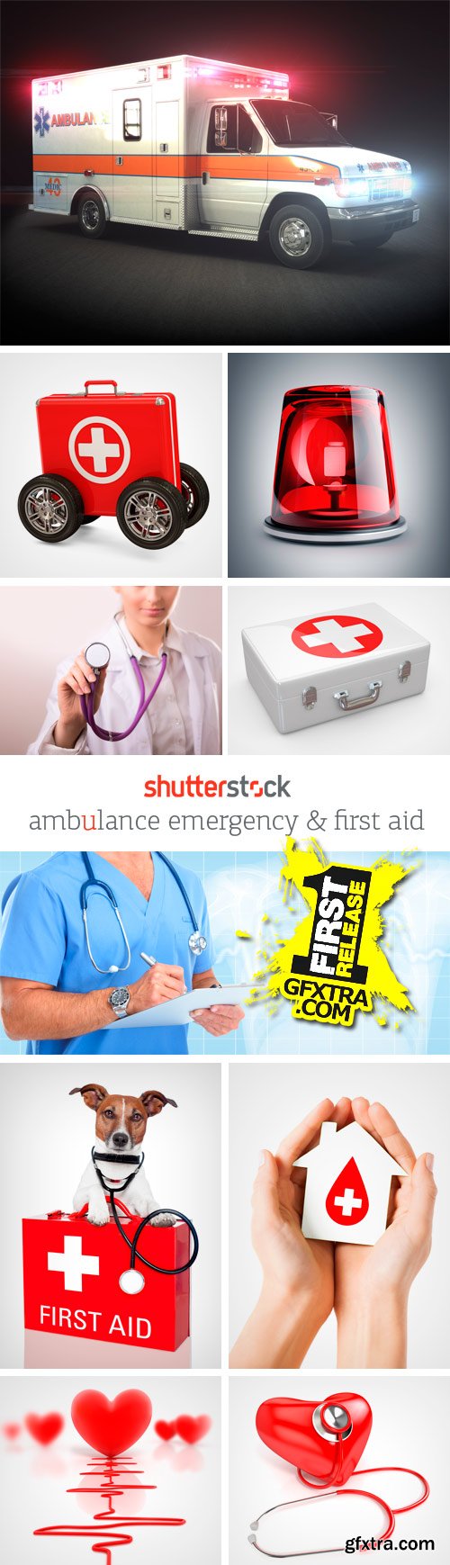 Ambulance, Emergency & First Aid 25xJPG