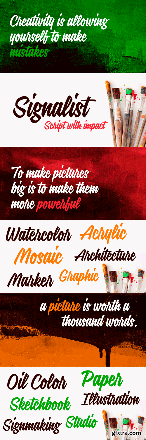 Signalist Font for $35 Signalist Font for $35