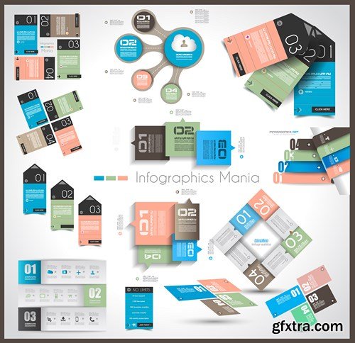 Collection of Infographics #100, 25xEPS Collection of Infographics #100, 25xEPS