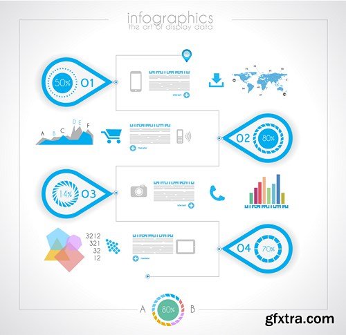 Collection of Infographics #100, 25xEPS Collection of Infographics #100, 25xEPS