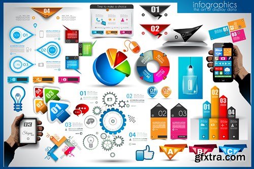 Collection of Infographics #100, 25xEPS Collection of Infographics #100, 25xEPS