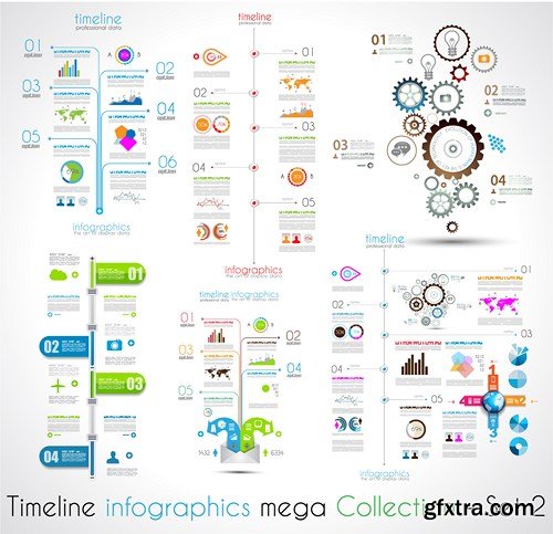Collection of Infographics #100, 25xEPS Collection of Infographics #100, 25xEPS