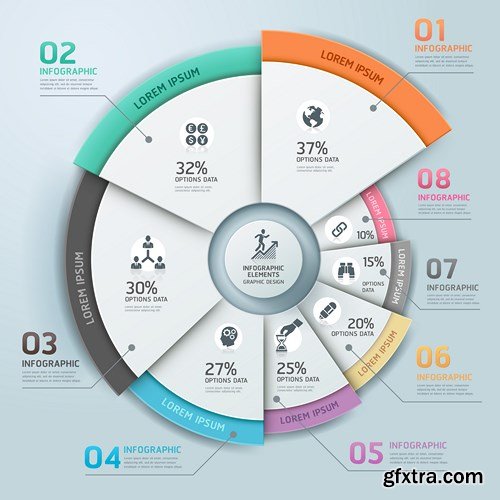 Collection of Infographics #101, 25xEPS Collection of Infographics #101, 25xEPS
