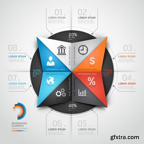Collection of Infographics #101, 25xEPS Collection of Infographics #101, 25xEPS