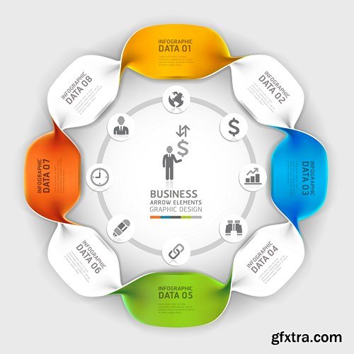 Collection of Infographics #101, 25xEPS Collection of Infographics #101, 25xEPS