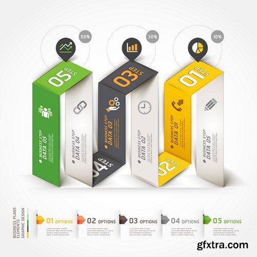 Collection of Infographics #101, 25xEPS Collection of Infographics #101, 25xEPS