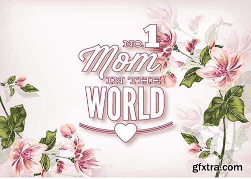 30 Mothers Day 2014 Vector Collection 11