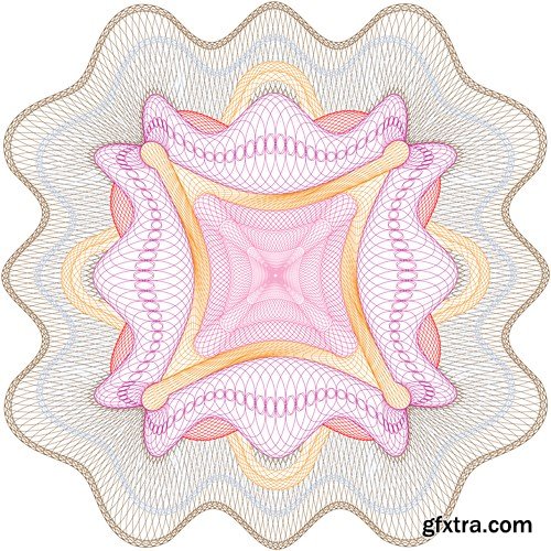 Guilloche Collection, 25xEPS