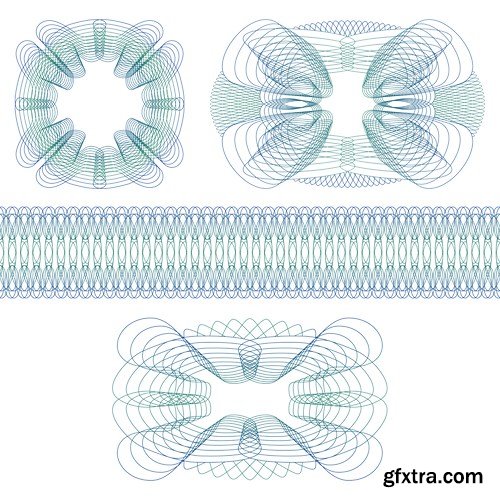 Guilloche Collection, 25xEPS