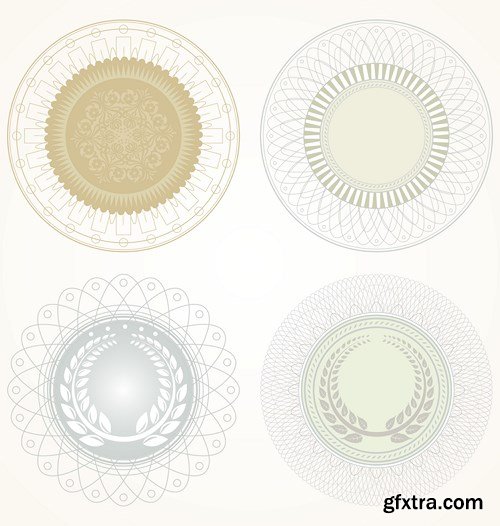 Guilloche Collection, 25xEPS