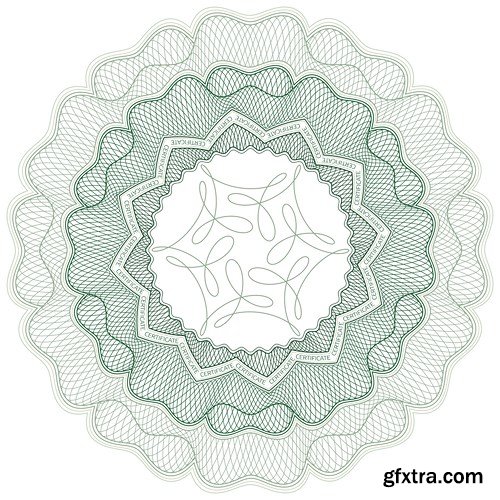 Guilloche Collection, 25xEPS