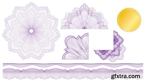 Guilloche Collection, 25xEPS