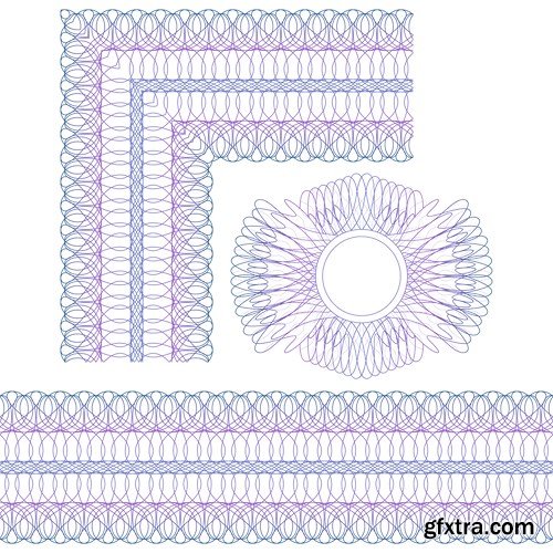 Guilloche Collection, 25xEPS