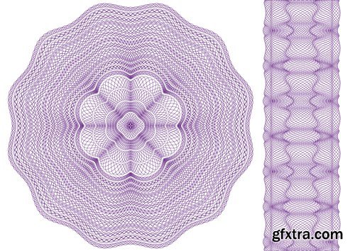 Guilloche Collection, 25xEPS