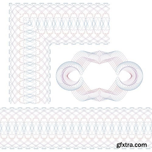 Guilloche Collection, 25xEPS