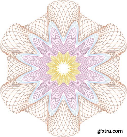 Guilloche Collection, 25xEPS