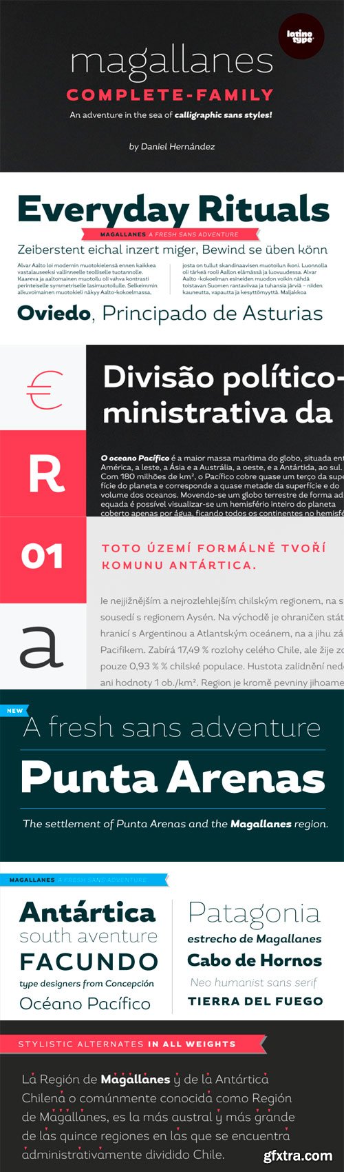 Magallanes Typeface 16xOTF
