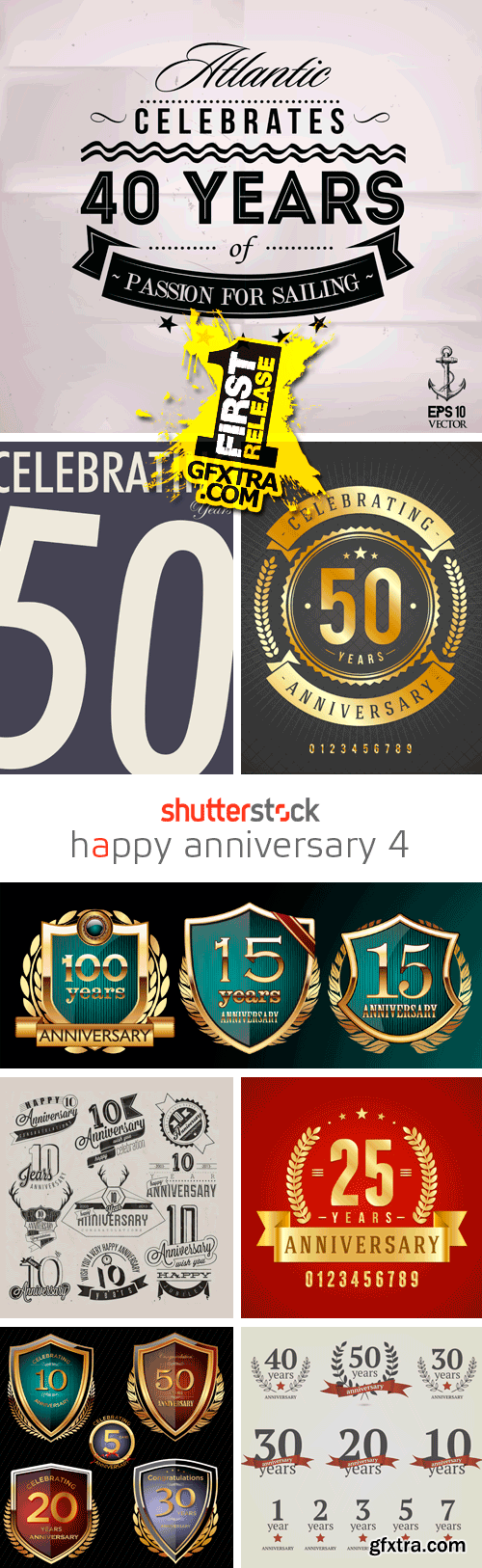 Happy Anniversary 4, 25xEPS