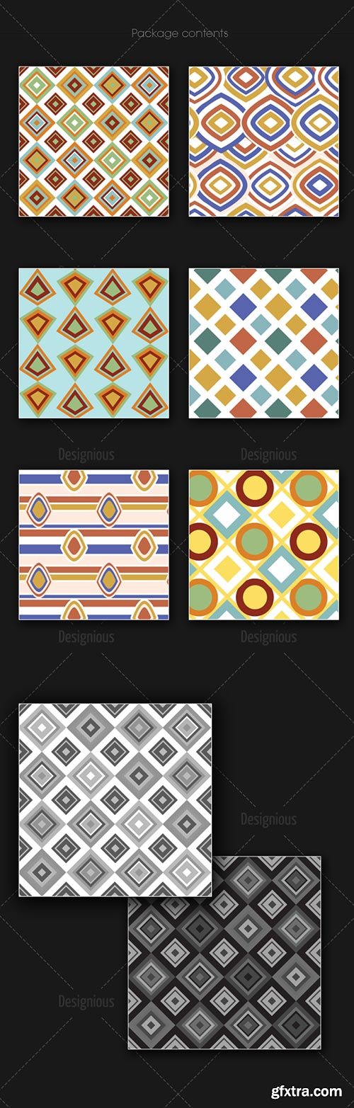 Inkydeals - 68 Seamless Geometric Patterns