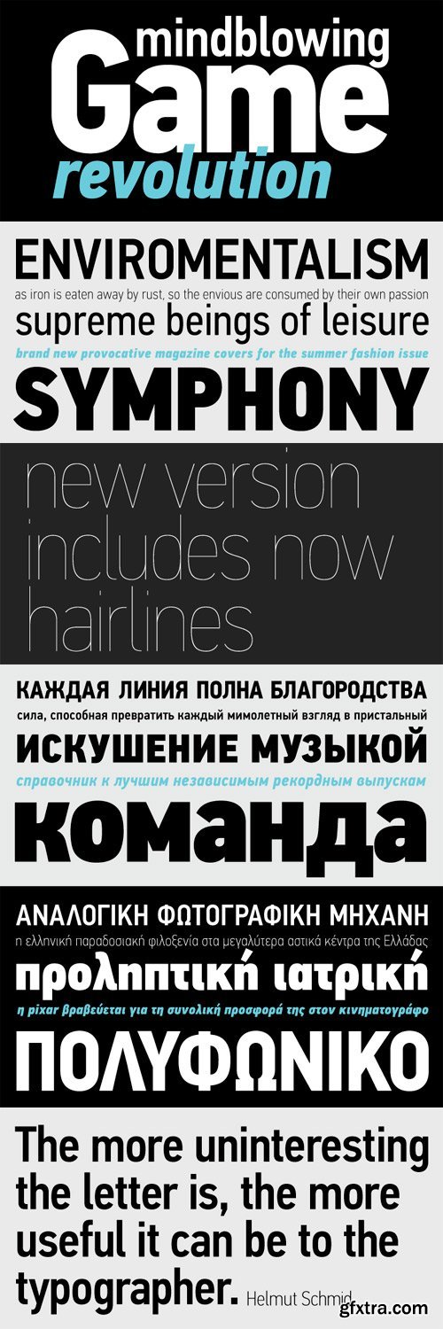 PF Din Text Condensed Pro Font Family - 14 Fonts for &euro;595.00