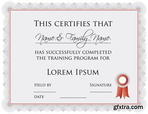 Certificate Collection, 25xEPS Certificate Collection, 25xEPS