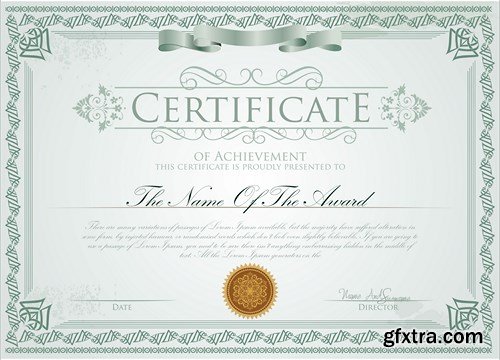 Certificate Collection, 25xEPS Certificate Collection, 25xEPS