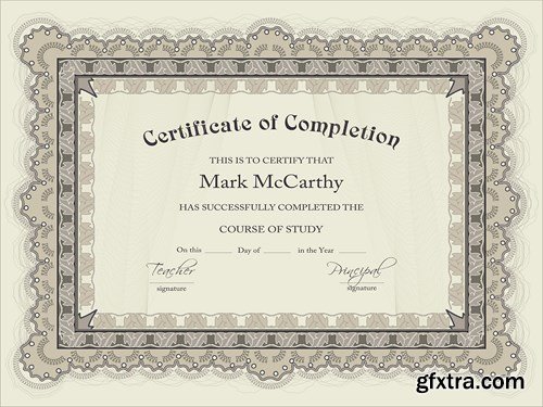 Certificate Collection, 25xEPS Certificate Collection, 25xEPS