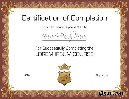 Certificate Collection, 25xEPS Certificate Collection, 25xEPS