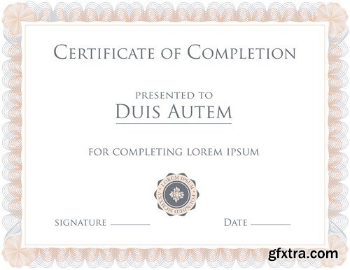 Certificate Collection, 25xEPS Certificate Collection, 25xEPS